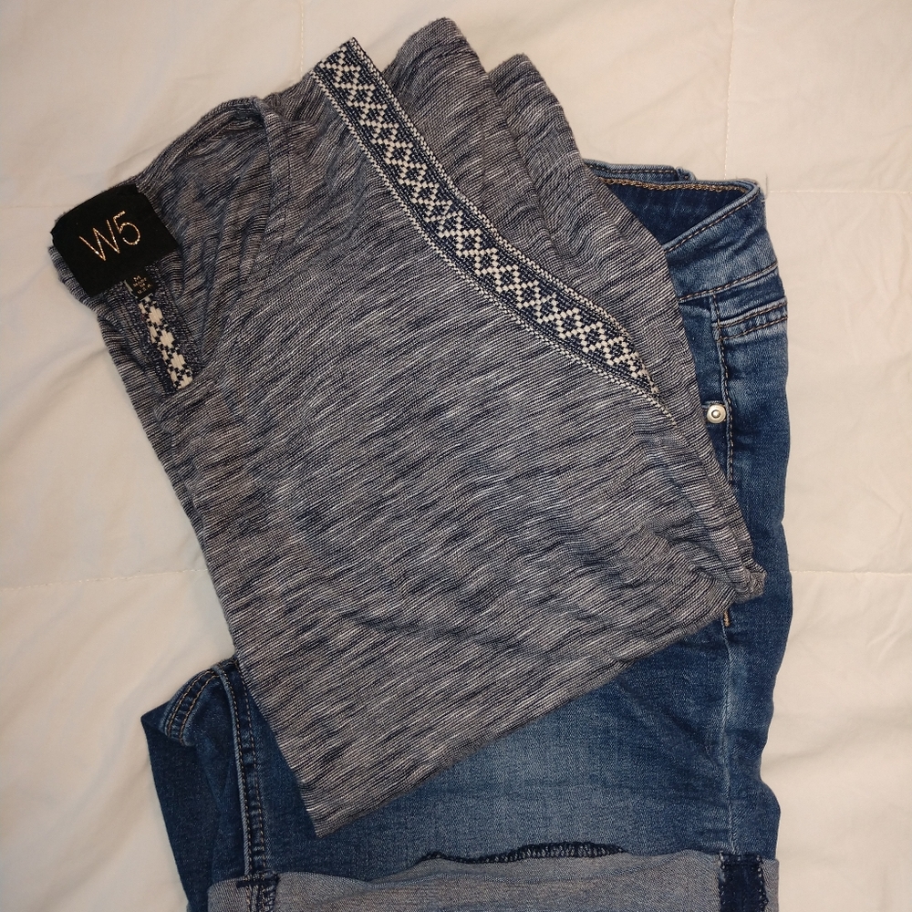Heathered Navy Tank Top